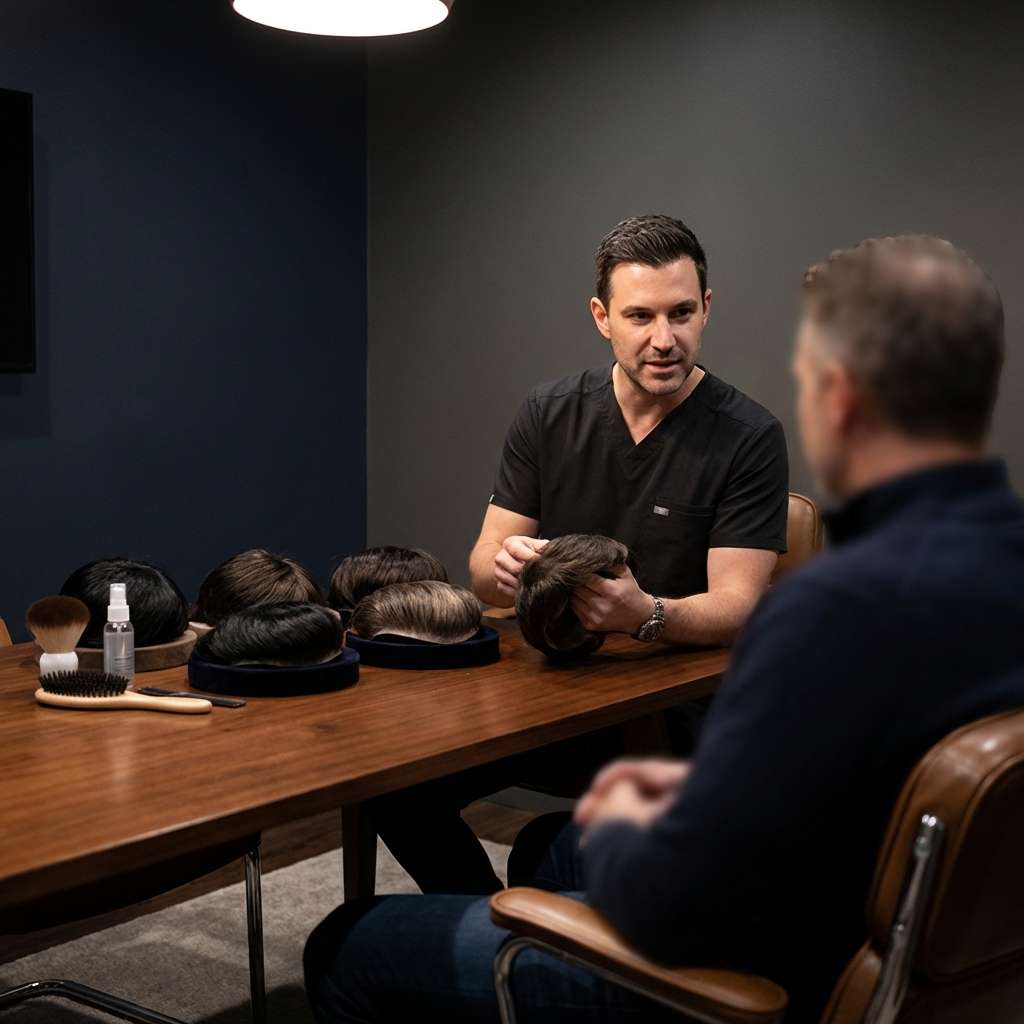 Hair Systems (Toupees) Modern Options and Maintenance